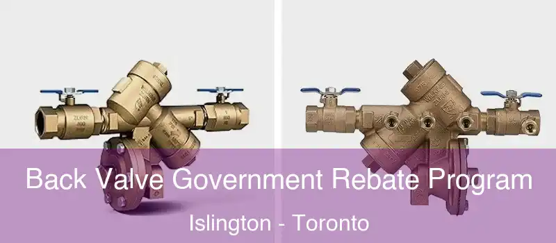  Back Valve Government Rebate Program Islington - Toronto