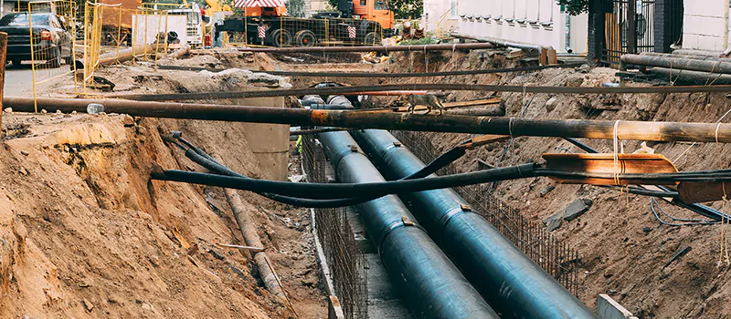 Underground Drainage Pipe Replacement in Islington, Toronto